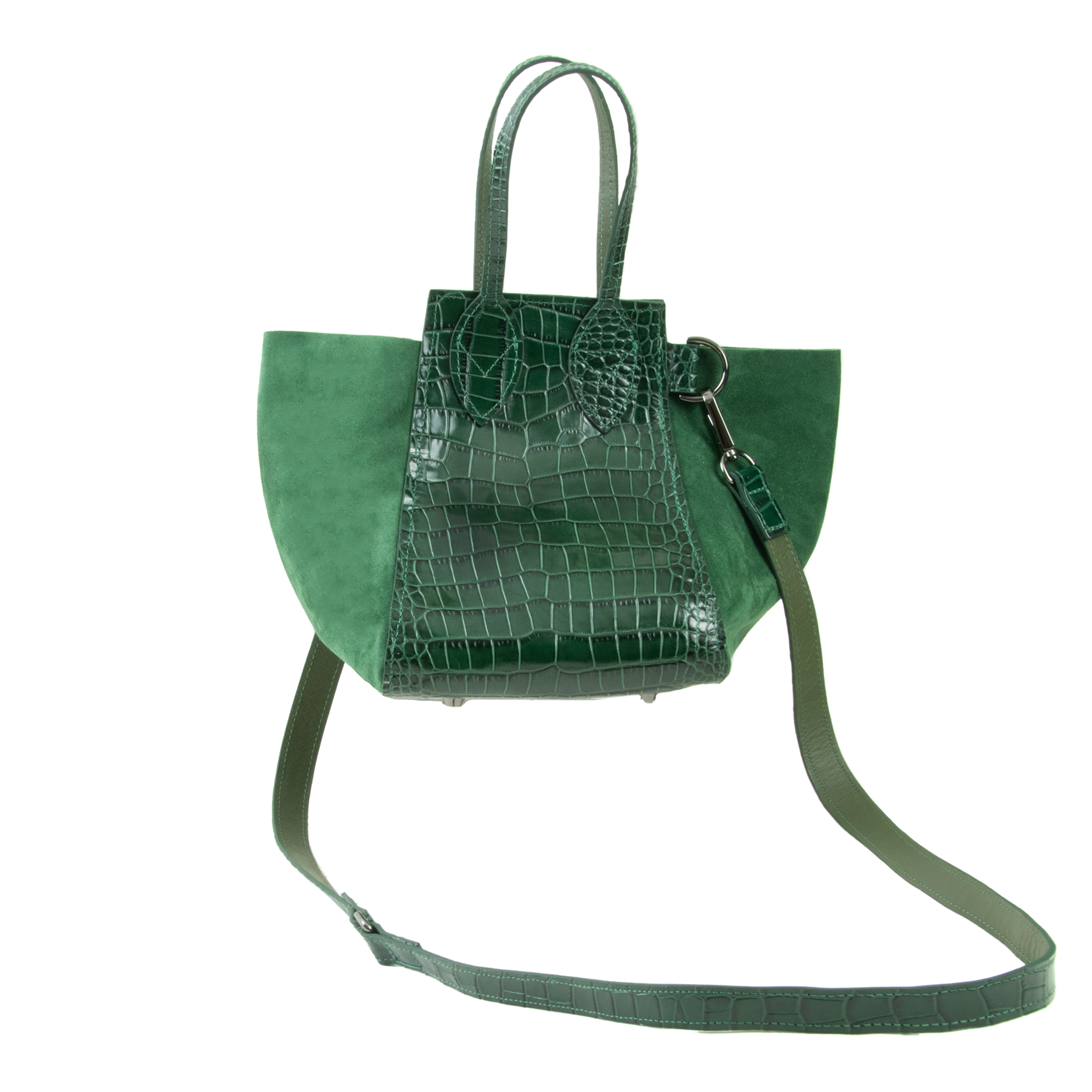 Emerald green shop tote