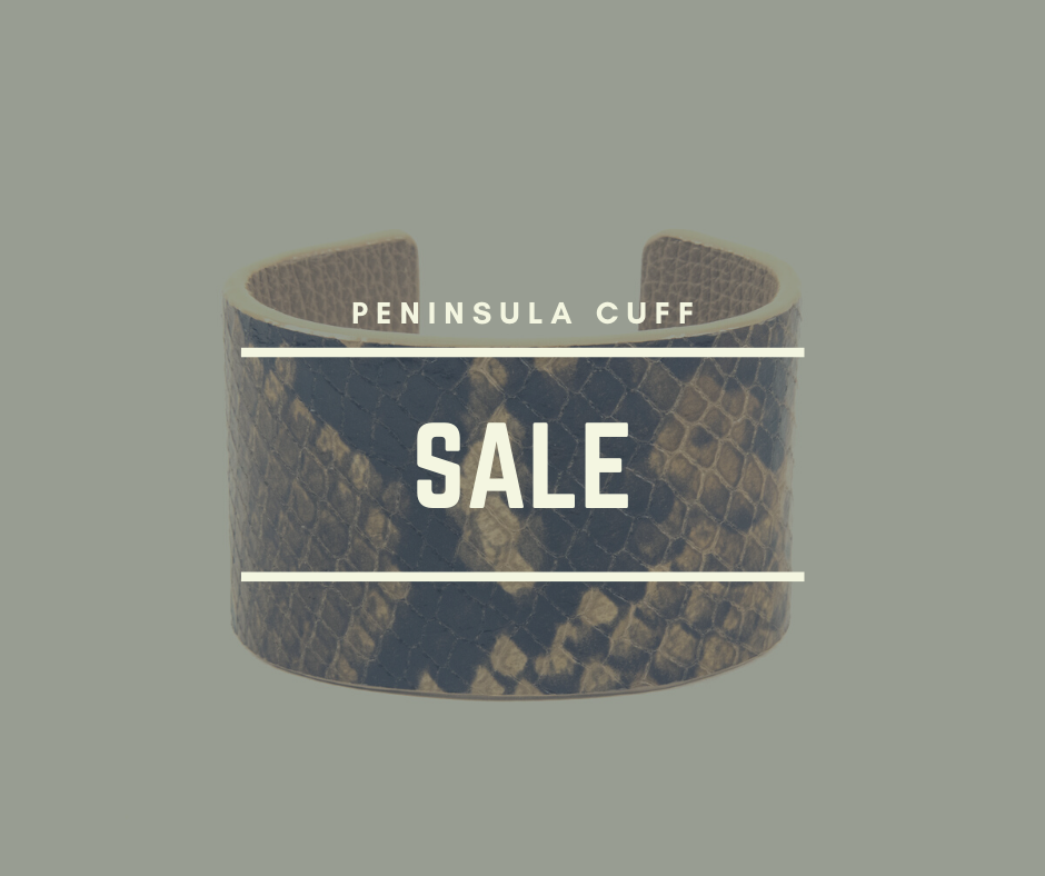 Jahde Leather Peninsula Cuff SALE
