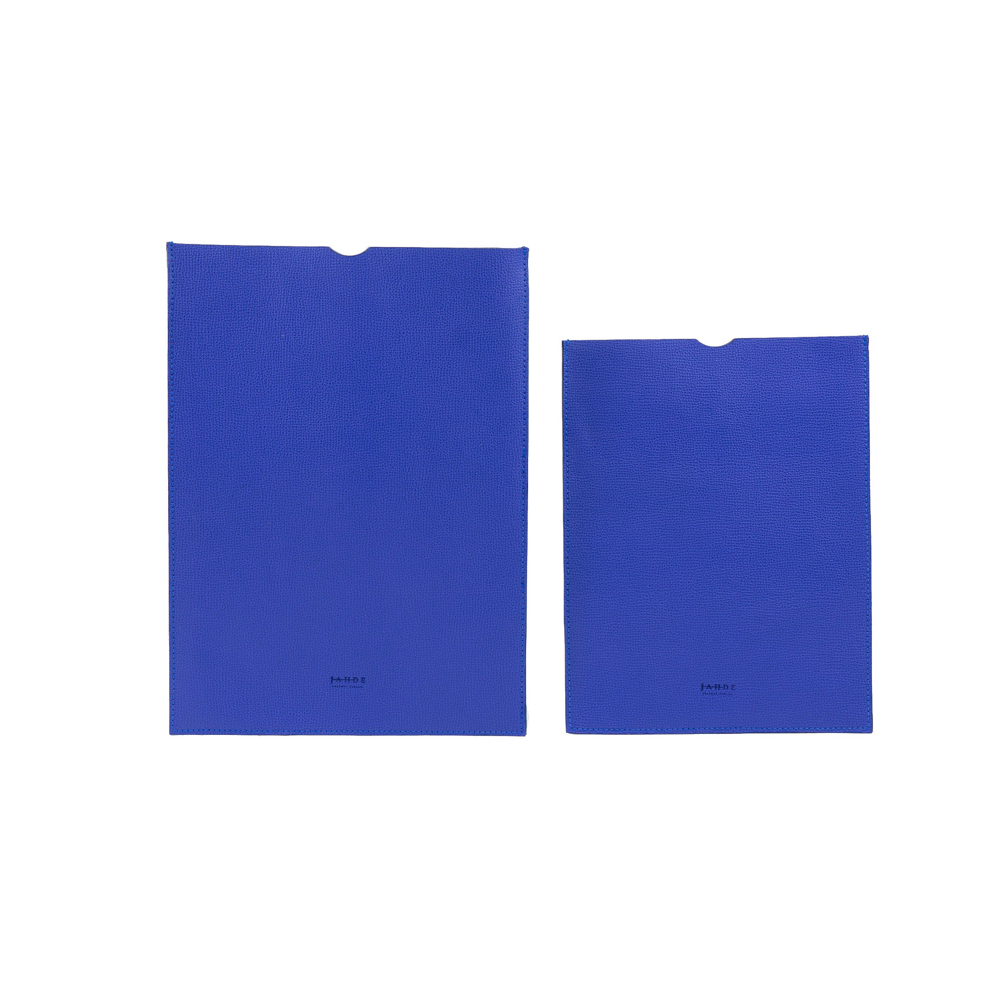 Leather iPad Sleeve Cobalt Blue