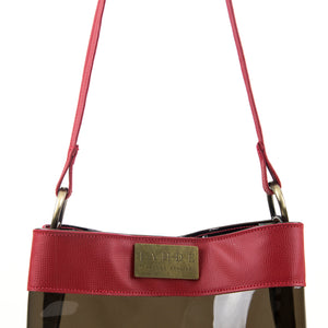 Jahde Leather PVC Logan Bucket Bag
