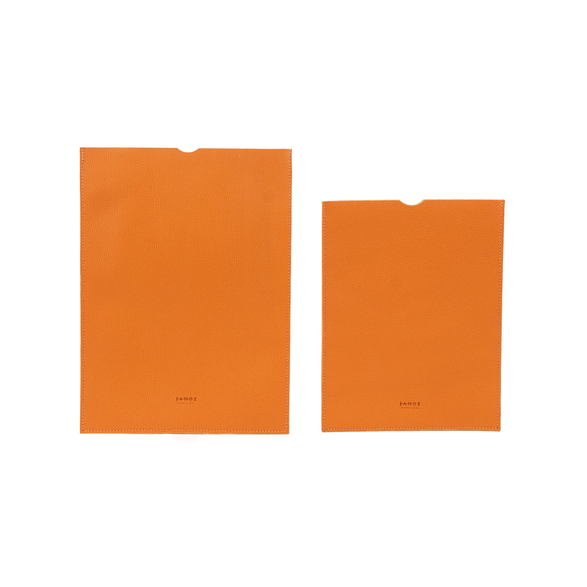 Leather Laptop Sleeve Orange