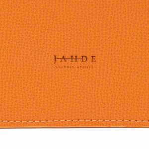Leather iPad Sleeve Orange